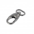 B6450 5/8" Nickel Matte Plated, Swivel Lever Snap, Solid Zinc
