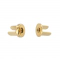 Magnetic Snap, 10mm Diameter, Gold Plated, 4.4 lbs (2.0 kg) Strength