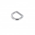 2011 5/8" Nickel Plate, D Ring, Solid Brass