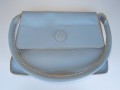 Leather Trap Blue With Natural Trim