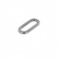 20122 1 1/4" Nickel Matte, Single Loop, Solid Brass