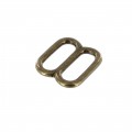 20114 1" Antique Brass, Double Loop, Solid Brass