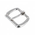 B1187 1 1/4" Nickel Plate, Roller Buckle, Solid brass