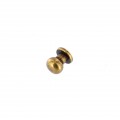 B1018 Antique Brass, Collar Button, Solid Brass-LL ***Requires the back post B-1414, sold separately***