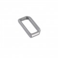 20177 30mm Nickel Matte, Belt Loop, Solid Brass