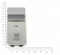 Z34942.434/MNGS Nickel Brushed, Combination Lock