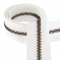 Metal 6 Riri Zipper, Continuous Chain, Cotton Dyeable, Combi Antique Brass Teeth (AM)