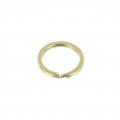 B2020 7/8" Brass Plated, Key Ring, Solid Iron