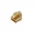 Riri Kobo Zipper Pull, Brass Plate GC, Fits Riri Metal 8 Zipper