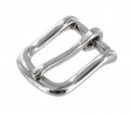 1035 3/4 Nickel Plate, Heel Bar Buckle, Solid Brass
