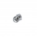 Riri Anello 9 Zipper Pull, Nickel Plate NI, Fits Riri Metal 4 Zipper