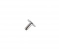 B1414 9/32" Nickel Plate, Back Post, Solid Iron