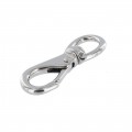 251 7/16" Nickel Plate, Swivel Lever Snap, Solid Brass